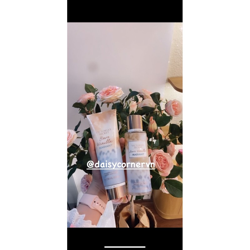 Radiant - Xịt thơm Body Mist Victoria’s Secret - Love Spell - Velvet Petals - Pure Seduction