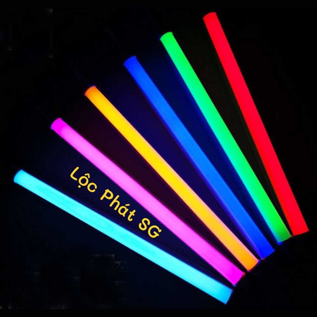 Đèn LED Tuýp chuyên dùng quay Tiktok (60cm, 30cm) - Đủ màu siêu sáng, loại tốt