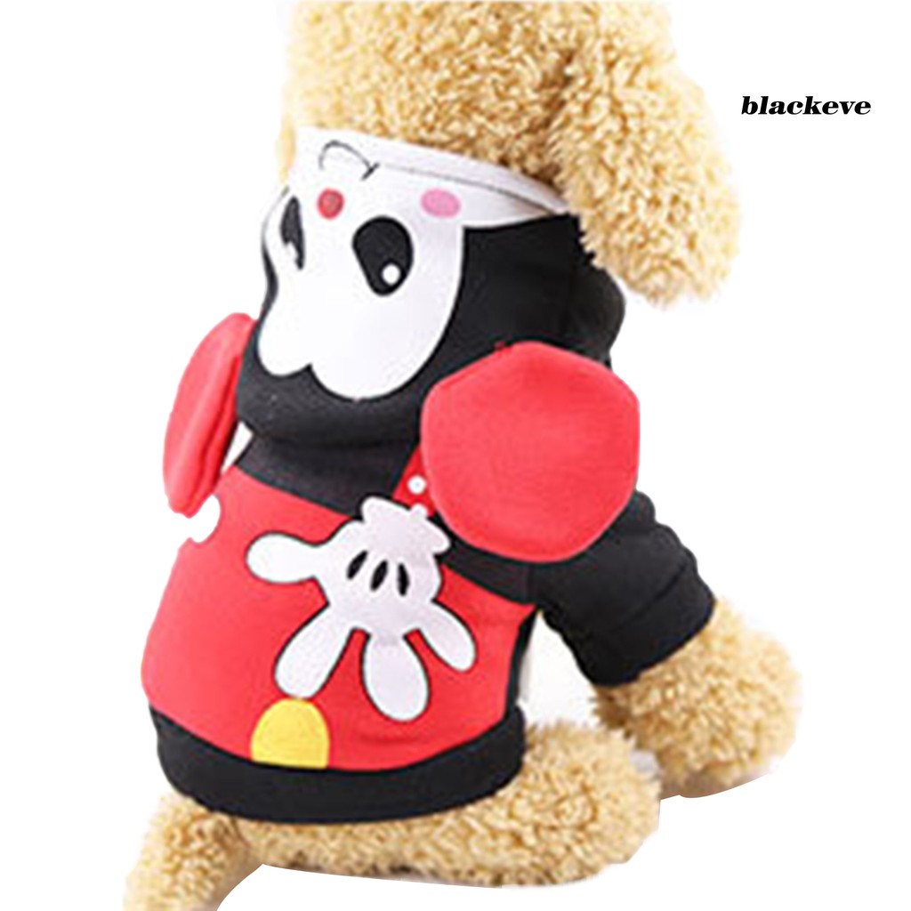 Áo Hoodie Hình Chuột Mickey Giữ Ấm Cho Thú Cưng