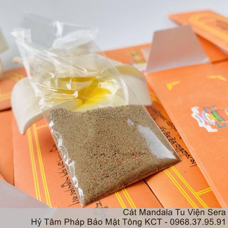 |Tu Viện Sera| Cát Mandala đàn tràng Đại Nhật Như Lai và Ba Đại Bổn Tôn Tây Tạng