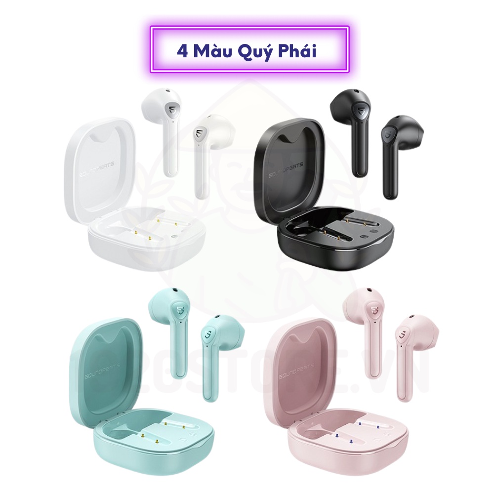 Tai Nghe Bluetooth True Wireless SoundPEATS TrueAir2, BT v5.2, Nghe Nhạc Đến 25H - Chính Hãng BH 12 Tháng