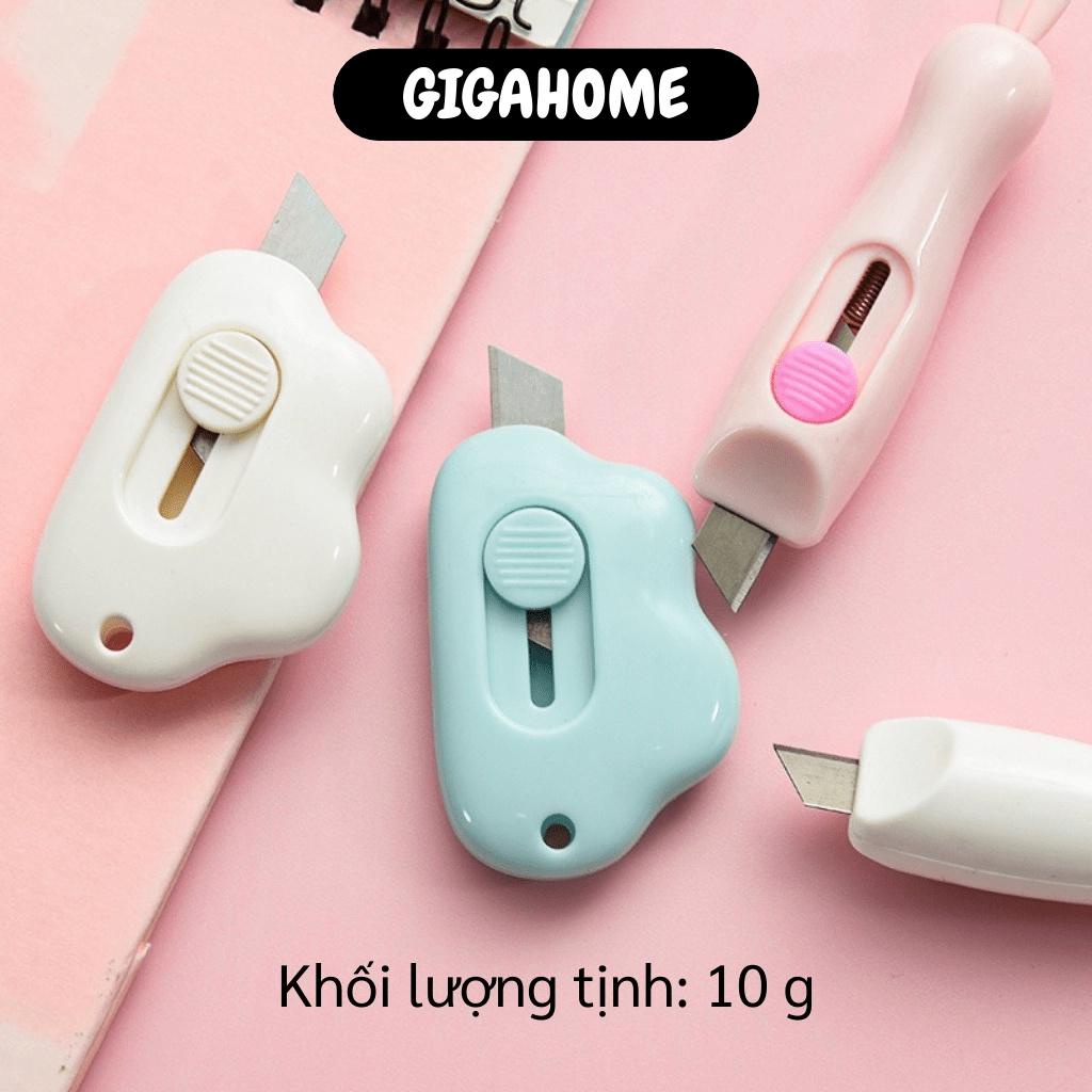 Dao Cắt Giấy GIGAHOME Dao Rọc Giấy Mini Cute Hình Đám Mây Dễ Thương Học Sinh Văn Phòng 9448