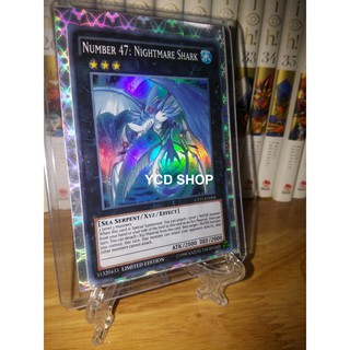 Thẻ bài yugioh chính hãng  Number 47: Nightmare Shark – Super rare