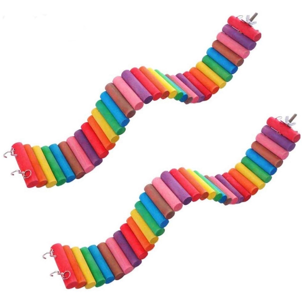 Cầu Vồng Đồ Chơi Bằng Gỗ Nhiều Màu Sắc Dành Cho Chuột Hamster