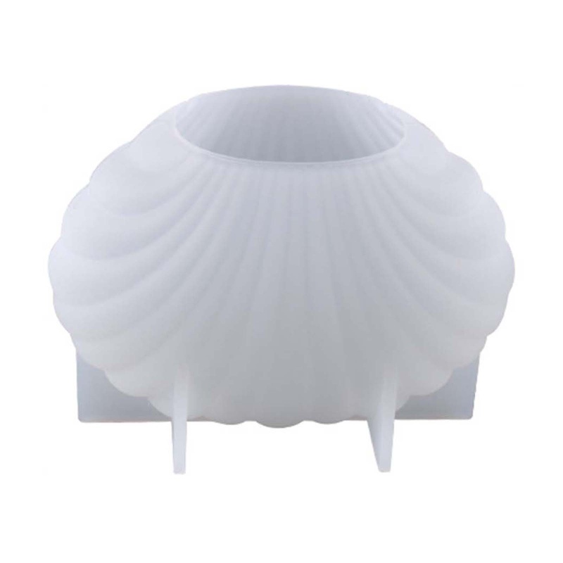 Khuôn Silicone Tạo Hình Vỏ Sò 3D Làm Xà Phòng DIY