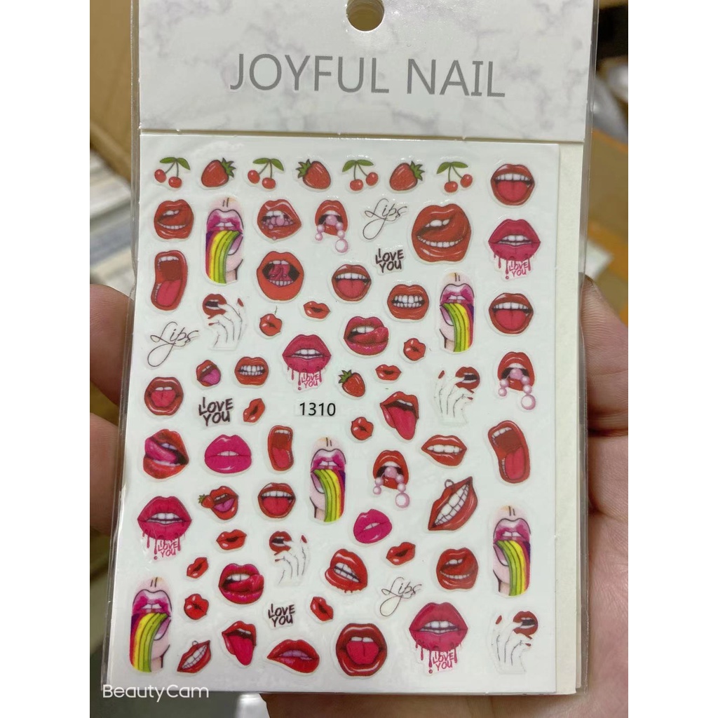 Sticker trang trí nail