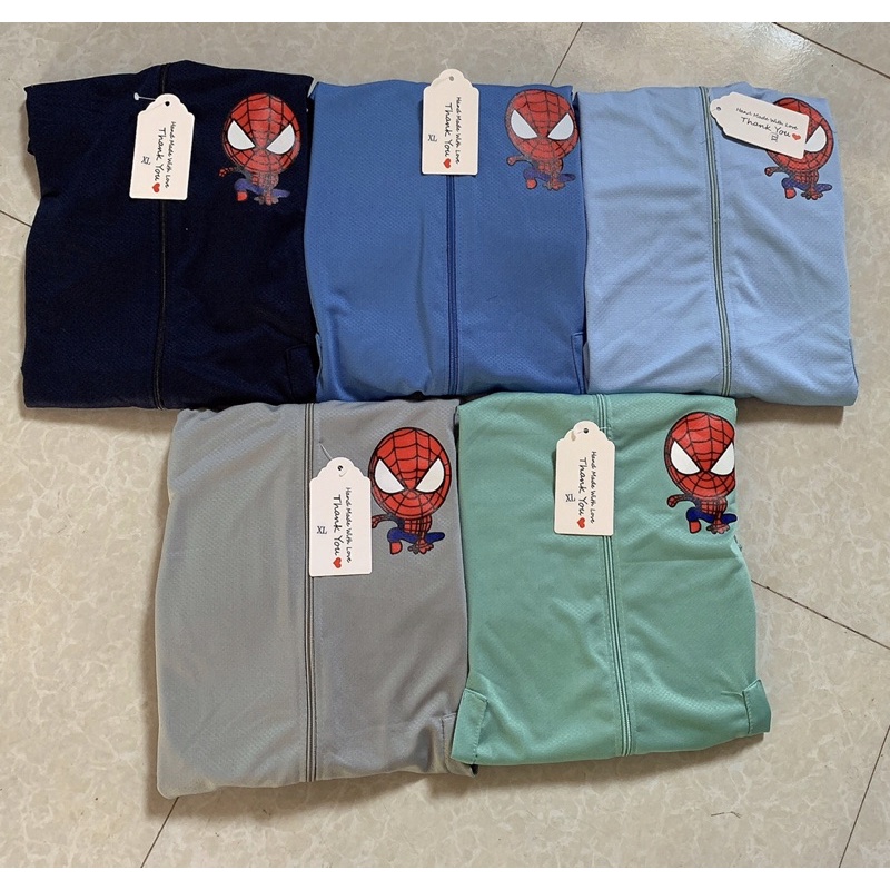Áo nắng cho bé in hình siêu nhân nhện siêu hót 2022 áo nắng dành cho trẻ em chất liệu thoáng mát tránh nắng tránh tia uv