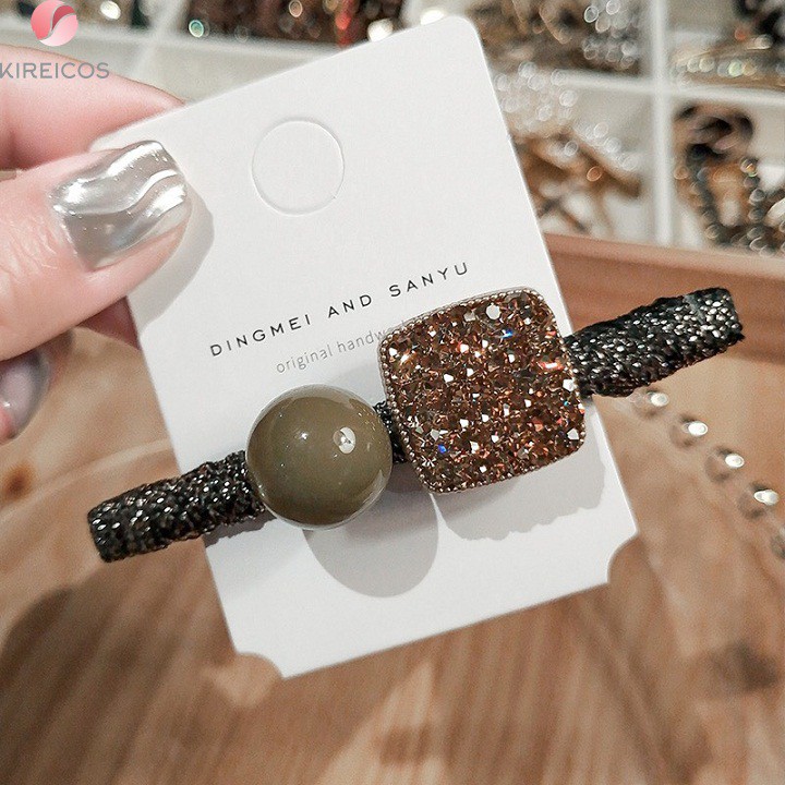 FREESHIP TOÀN QUỐC 50K - Kẹp Tóc Cao Cấp Lấp Lạnh Hạt Tròn Vuông Hàn Quốc - Màu Ngẫu Nhiên | BigBuy360 - bigbuy360.vn