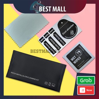 Bộ Phụ Kiện Dán Cường Lực Skin PPF - Khăn Lau Sạch Từ Vải Da Lộn Micro Fiber - Sticker Lấy Bụi - Giấy Ướt Tẩm Cồn 3 In 1
