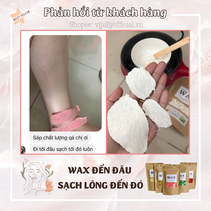 Sáp wax lông, triệt lông, tẩy lông vĩnh viễn cao cấp nhập khẩu hard wax beans Premier, sáp wax nóng chất lượng cao 100g