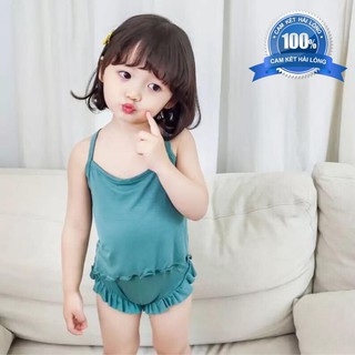 Đồ Bộ Bé Gái 💖 Bộ MINKY MOM 2 Dây Quần Chip Bèo Cho Bé Chất Thun Lạnh Siêu Mềm Mịn Mát .