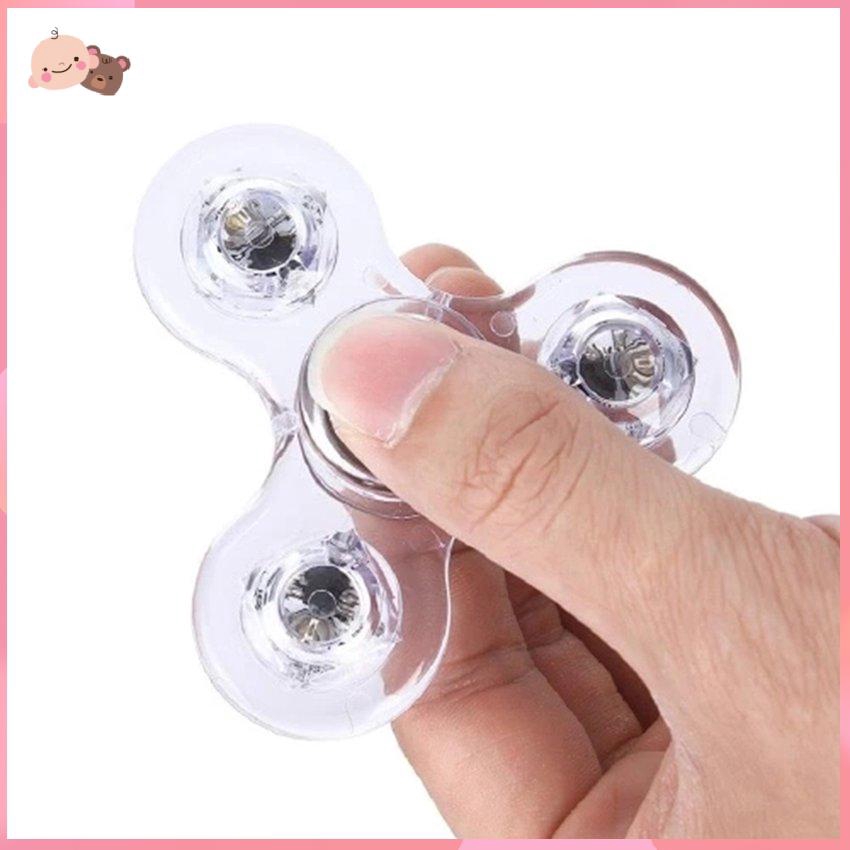 Con quay đồ chơi fidget spinner bằng pha lê nhiều màu sắc Led