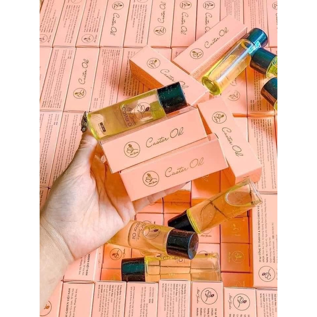 Dầu tẩy trang mắt môi Mini Garden castor oil 30ML.