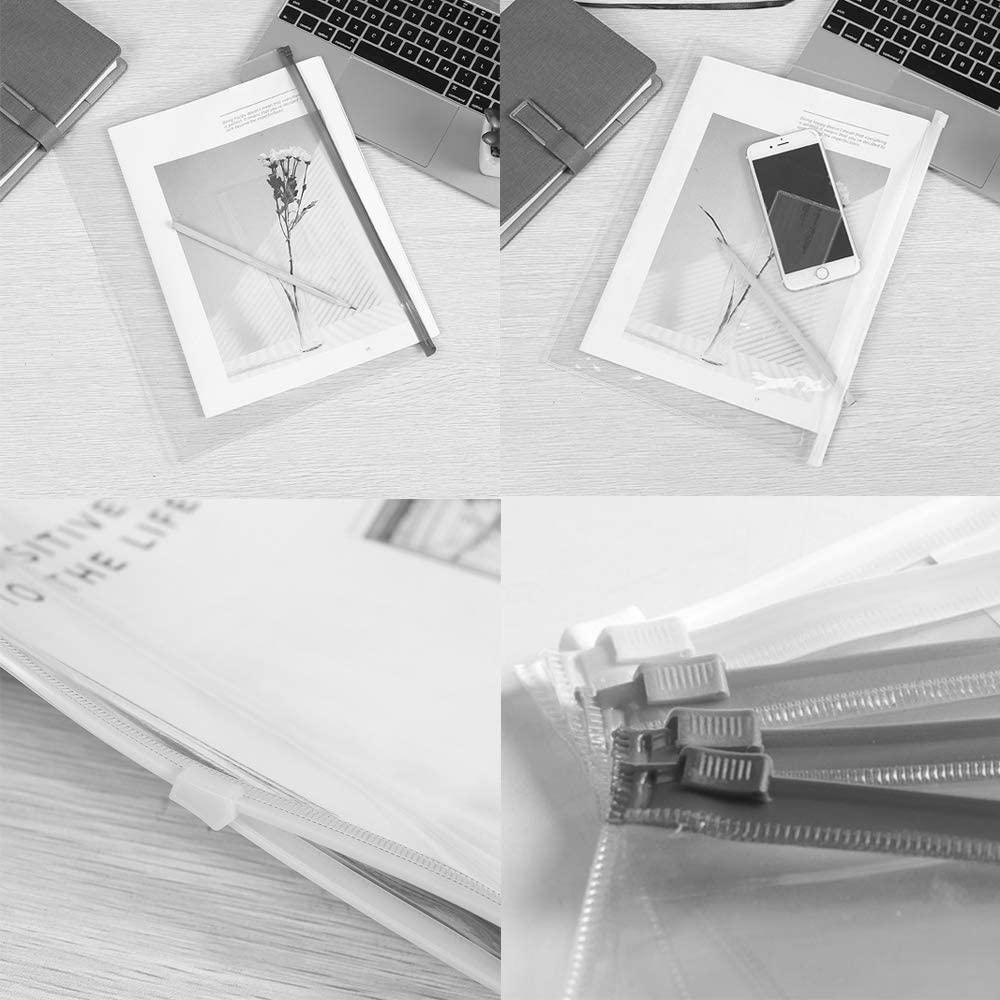 PEWANY Set 24 Túi Đựng Tài Liệu Khổ A4 Trong Suốt Chống Thấm Nước