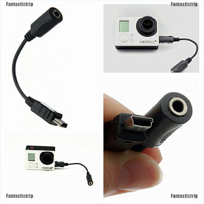 Sale 70% Dây cáp chuyển đổi đầu USB mini sang đầu âm thanh 3.5mm dành cho Gopro Hero 3 3,  Giá gốc 27,000 đ - 61A68