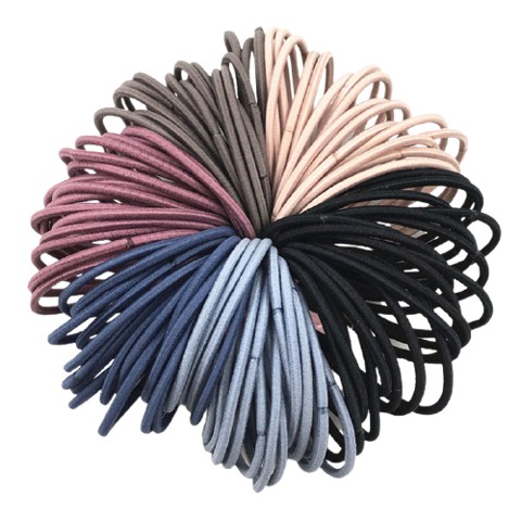 Túi zip 100 sợi thun cột tóc Hàn Quốc du lịch siêu dễ thương
