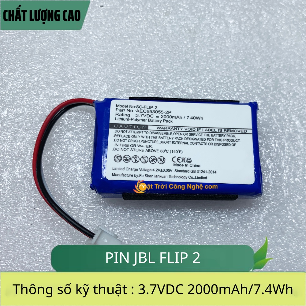 Pin JBL Flip 2 - Thay pin loa Bluetooth JBL Flip 2 - Mặt Trời Công Nghệ