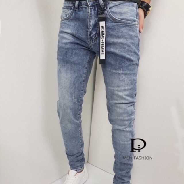 QUẦN JEANS NAM CÀO NHẸ
