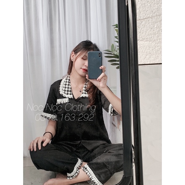 Pijama tone đen mẫu MS1