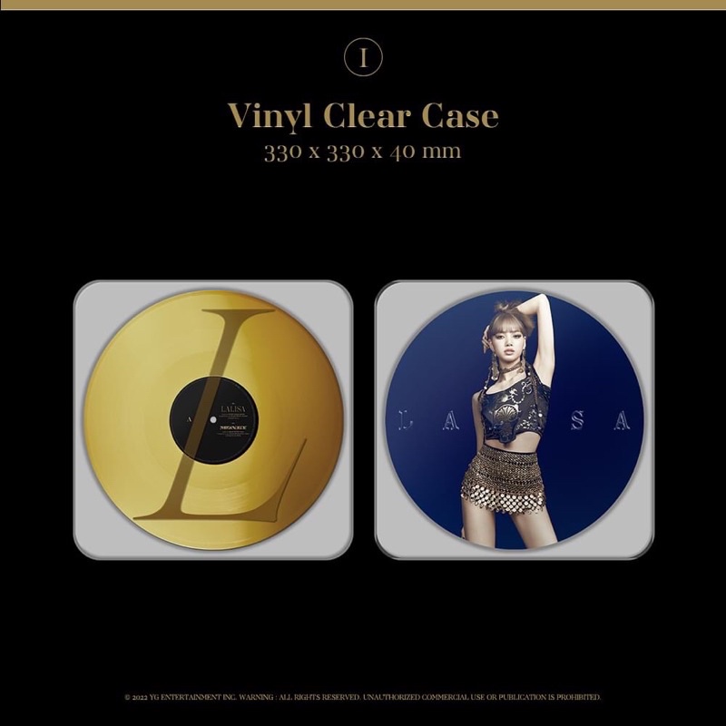 Bộ sưu tập ảnh LALISA GOLD VINYL LP