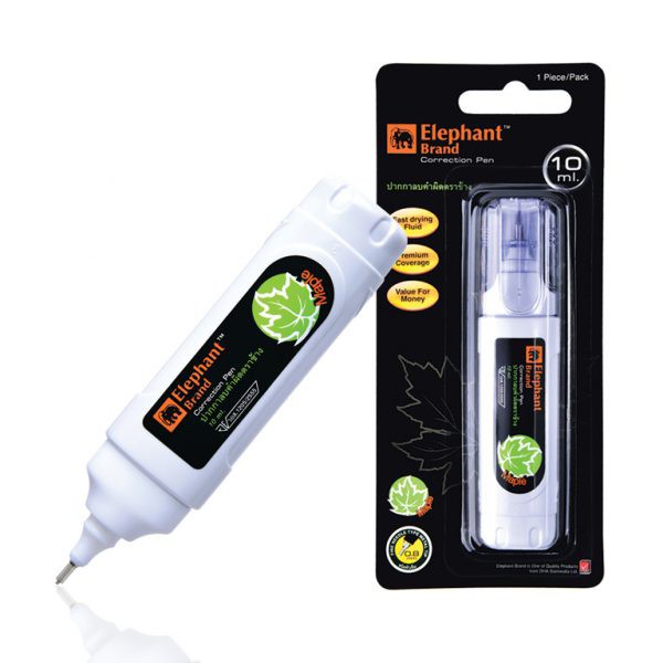 Bút xóa nước Elephant Thái Lan - 10ml Mau khô (COMBO 12 cây)