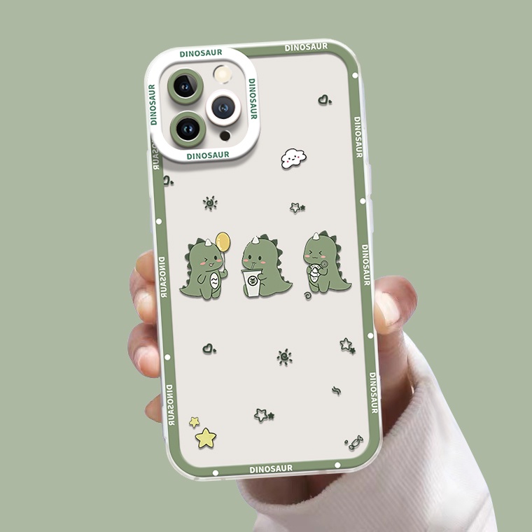 Ốp Điện Thoại TPU Dẻo Trong Suốt Họa Tiết Hoạt Hình Dễ Thương Cho IPhone 14 13 12 11 Pro XS Max X XR 8 7 6 6S Plus