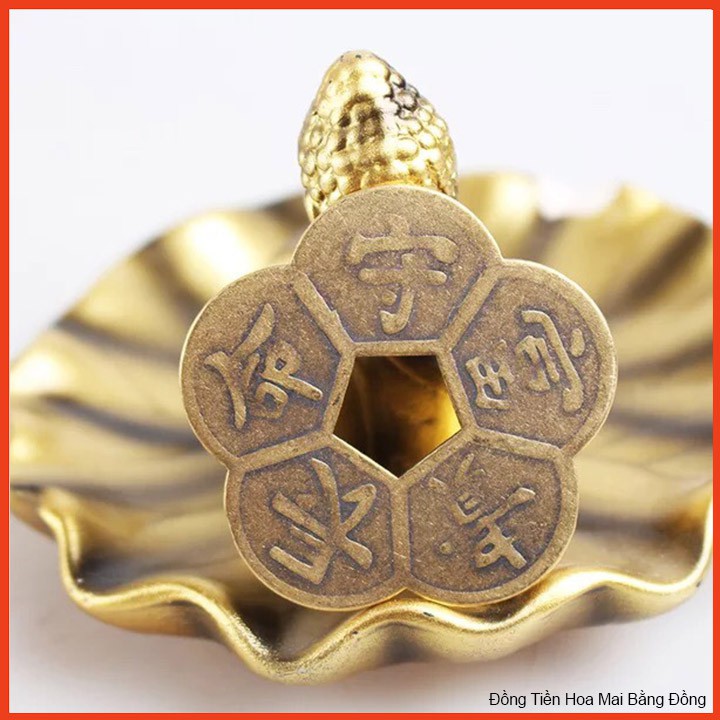 Đồng Tiền Hoa Mai Bằng Đồng Size Lớn 01 | BigBuy360 - bigbuy360.vn