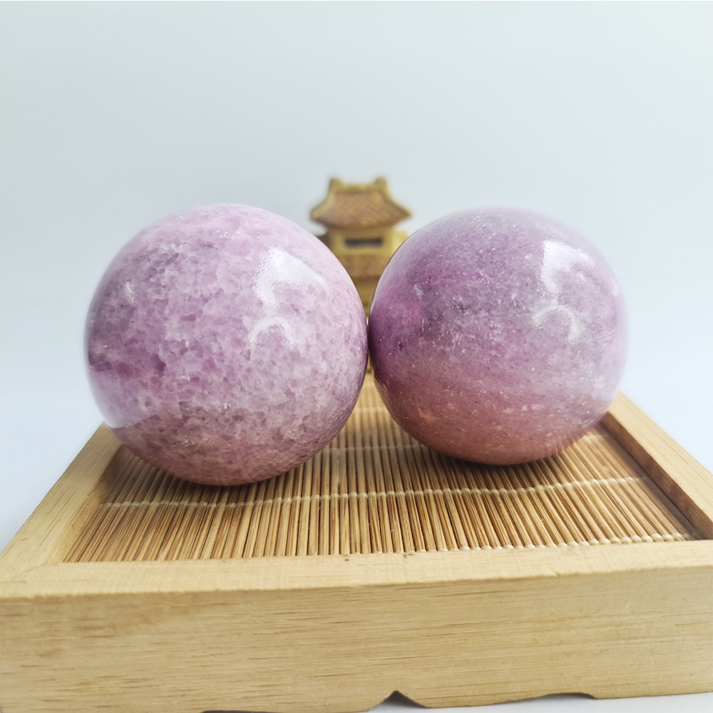 Cặp bi lăn tay serpentine Tím- Hợp mệnh: Thổ. Hỏa.