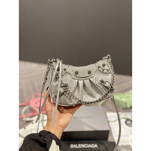 TÚI BALEN MINI VÂN DA CÁ SẤU sz21*13cm
