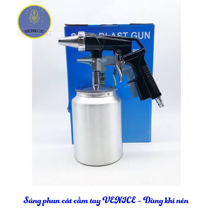Súng phun cát cầm tay VENICE - Dùng khí nén - Bảo hành 12 tháng