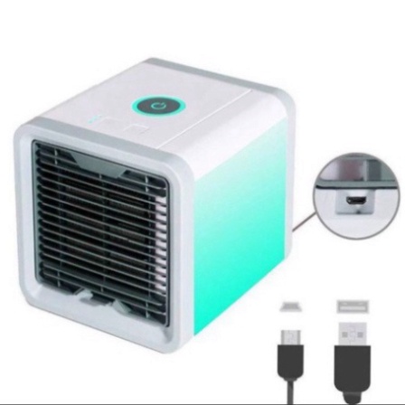 Quạt Hơi Nước Mini Để Bàn Siêu Nhỏ Gọn - Quạt Điều Hòa Mini Có Khay Chứa Đá Làm Mát Cực Nhanh