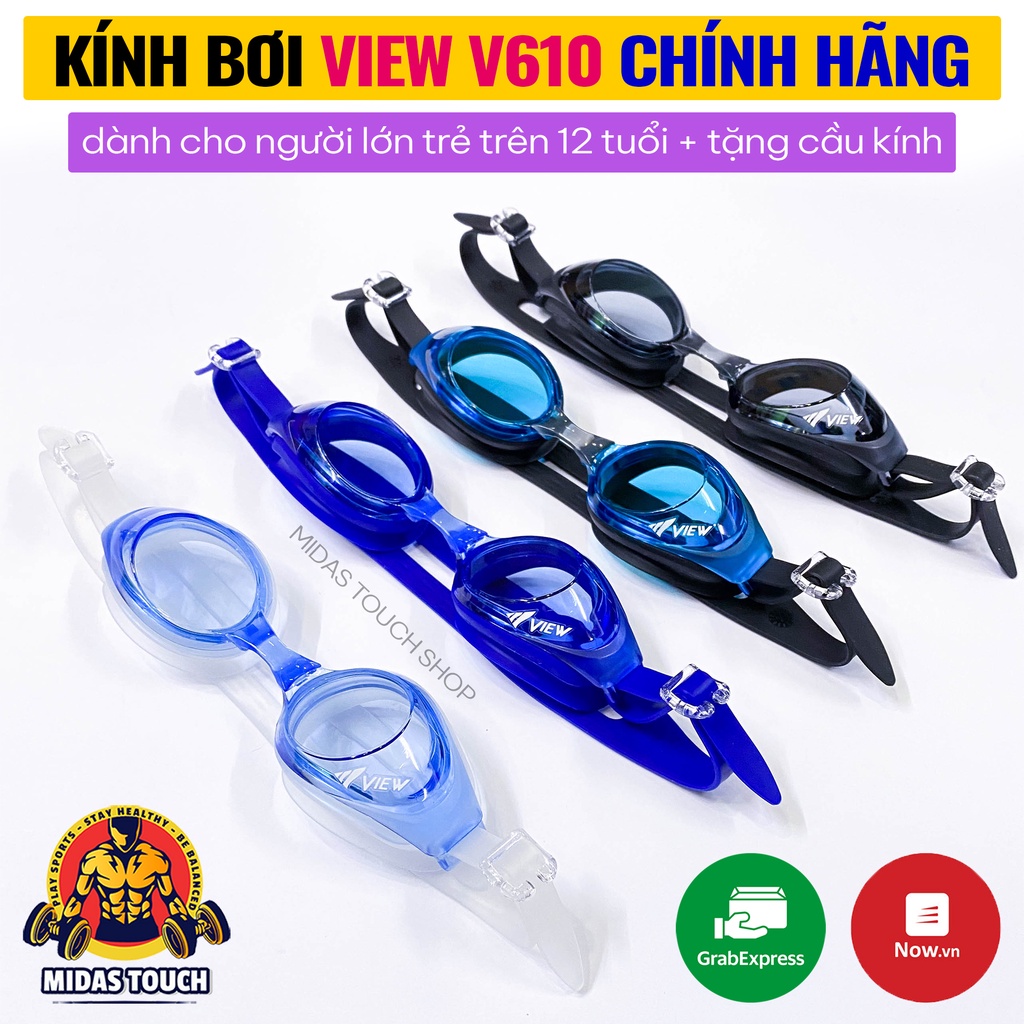 Kính bơi View Nhật V610-BL CHÍNH HÃNG