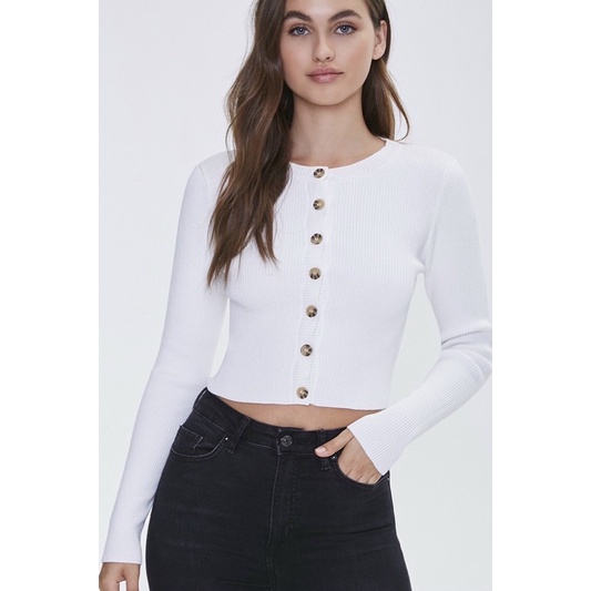 BEUCLOSET -Áo thun tay dài vnxk F21 cổ tròn, chất thun cực co giãn