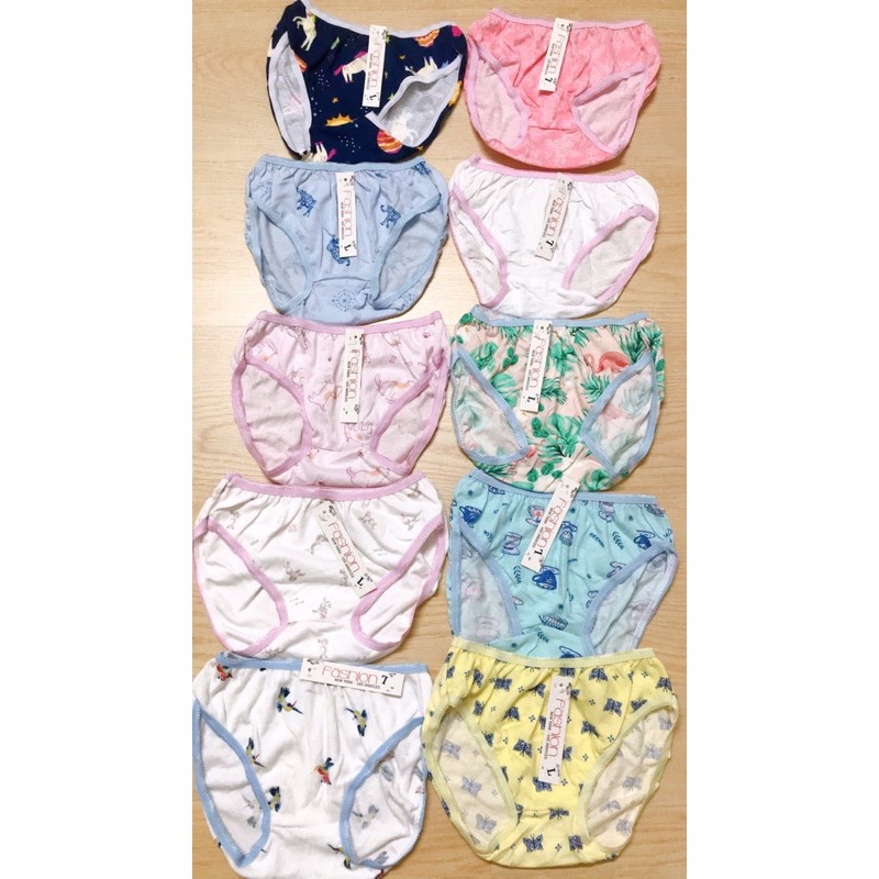 Set 10 quần lót bé gái