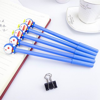 Bút bi nước mực gel hình Mon đầu tròn Pison, mực đen ngòi kim 0.38mm - SP0279 - 1 cái