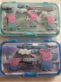 bộ compa thước kẻ gôm