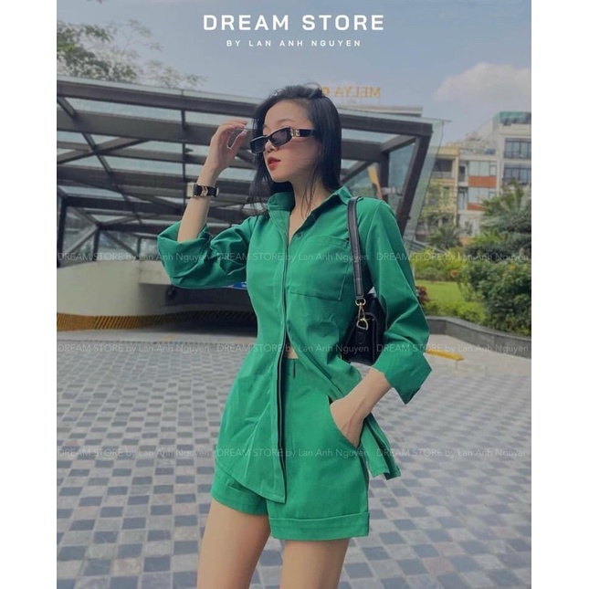 Set sơ mi hơ lưng kèm quần - CarotShop