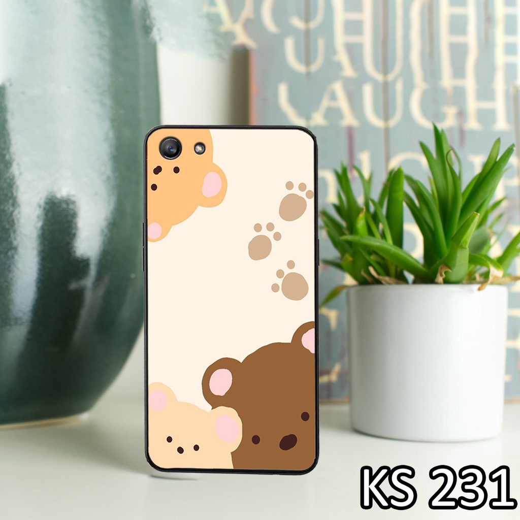 Ốp lưng Oppo A59 - Oppo F1S - Oppo F1 Plus - Ốp in hình gấu bear ngộ nghĩnh