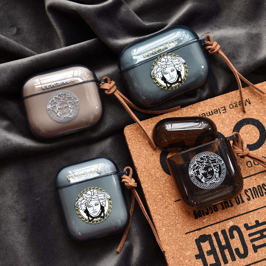 Vỏ Bảo Vệ Hộp Sạc Tai Nghe AirPods3 / 3 / 2Gen Màu Trong Suốt Thời Trang Ốp