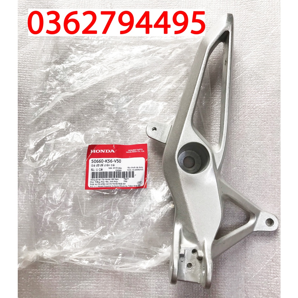 Giá đỡ/ Gác chân trước trái Winner X/Winner V3 Zin chính hãng Honda