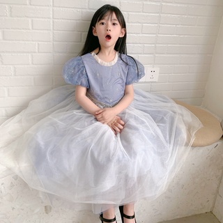 Đầm Hóa Trang Elsa Anna Dễ Thương Cho Bé Gái
