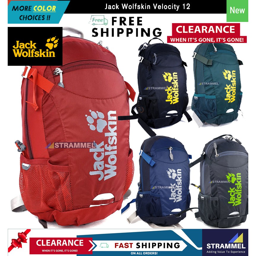 Balo Jack Wolfskin 12L - balo phượt du lịch hàng đẹp siêu cấp⚡️ [ HÀNG XUẤT DƯ ]