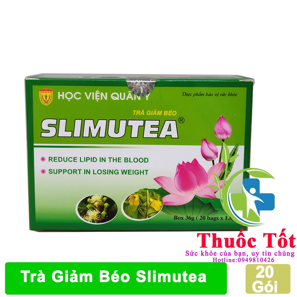 [ Chính Hãng] Trà giảm cân Slimutea HVQY hộp 20 gói | BigBuy360 - bigbuy360.vn