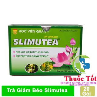 [ Chính Hãng] Trà giảm cân Slimutea HVQY hộp 20 gói