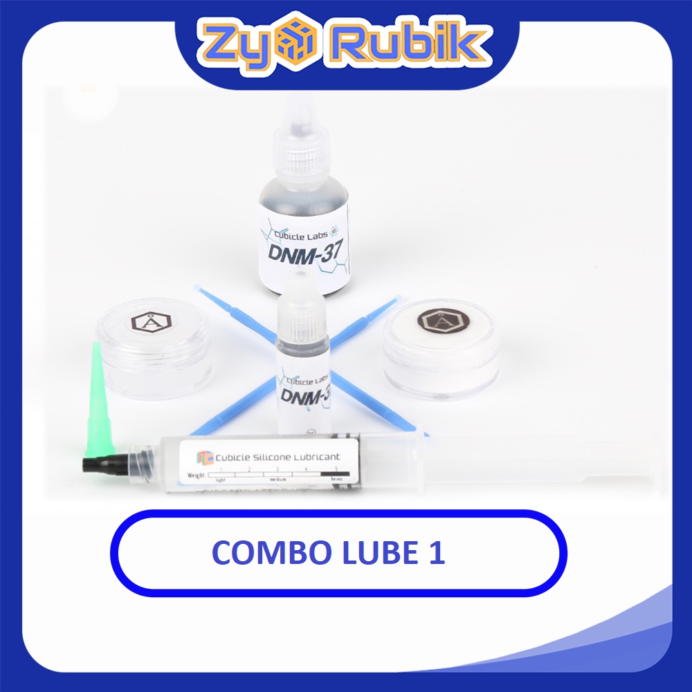 [Combo Lube Rubik 1] Dầu bôi trơn rubik combo Cubicle &amp; Angstrom &amp; DNM-37 - Zyo Rubik