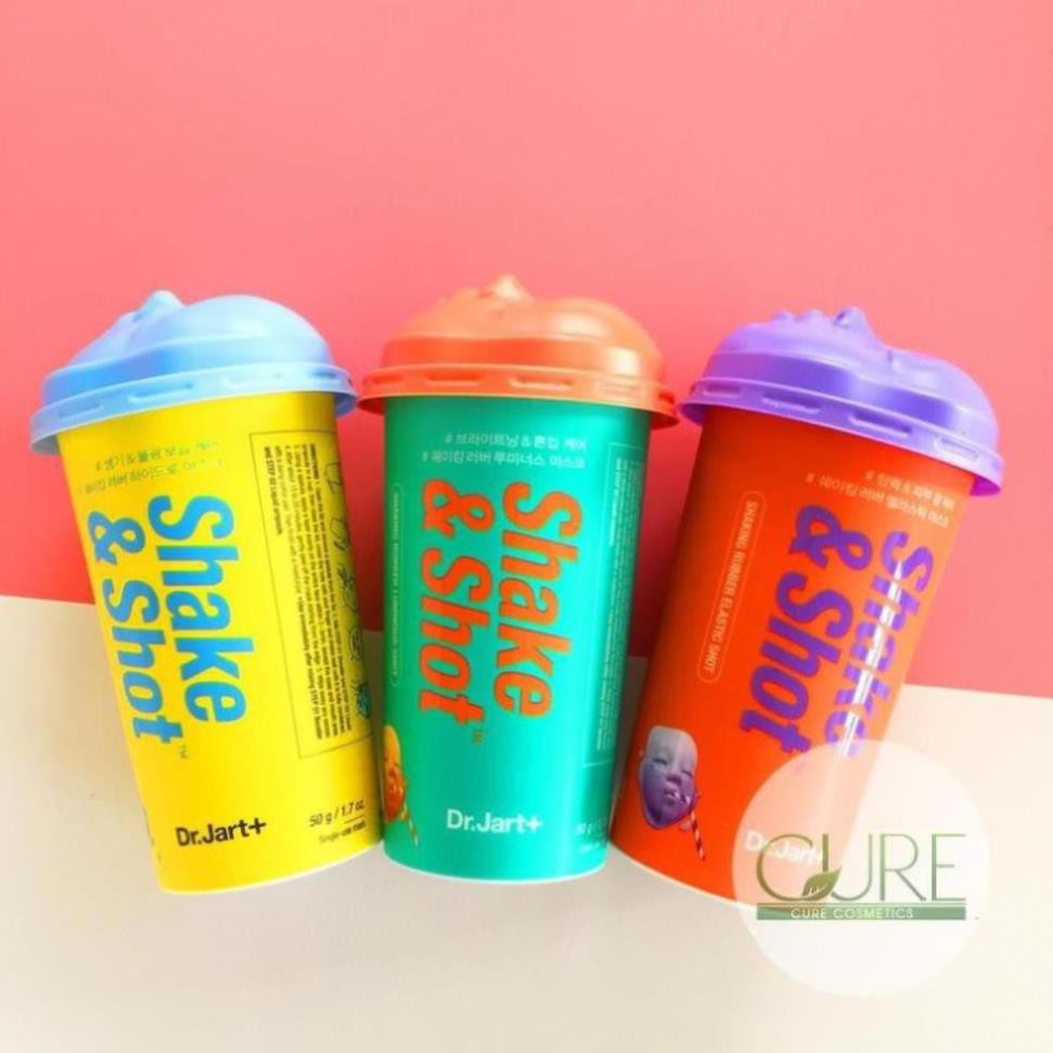 Mặt Nạ Cao Su Dr.Jart+ Shake And Shot 50gr ly gồm 2 gói dung dịch + 1 que