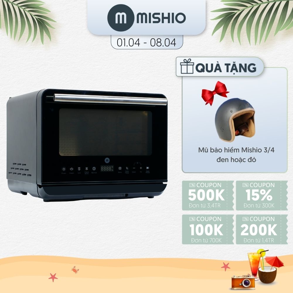 [Mã ELHADEV giảm 4% đơn 300K] Nồi Chiên Hơi Nước Mishio MK318 Đa Năng Kết Hợp 10 Trong 1 - Quà tặng tới 31/3