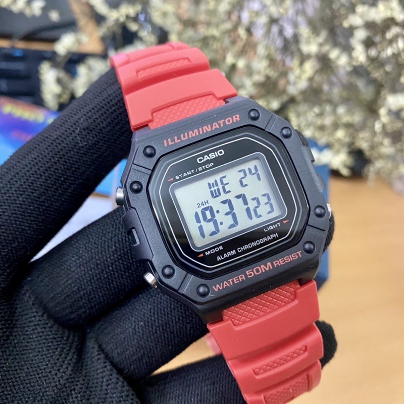 Đồng hồ nam Casio Anh Khuê W-218H-4BVDF