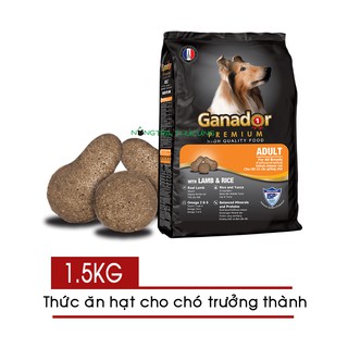 Thức Ăn Hạt Cho Chó Lớn Ganador Adult 1.5Kg - Vị Cừu Và Gạo - [Nông Trại Thú Cưng]