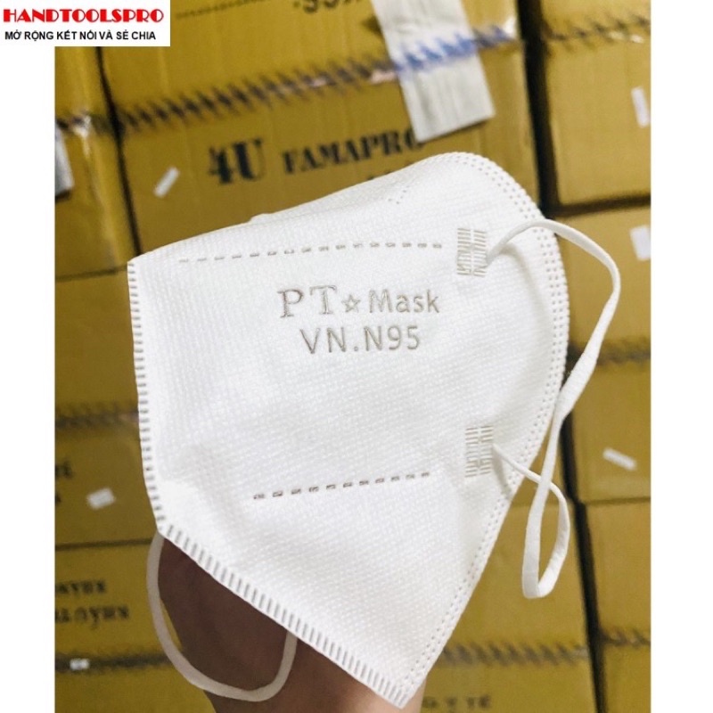 KHẨU TRANG N95 HỘP 10 CÁI  5 Lớp VN95 Kháng Khuẩn